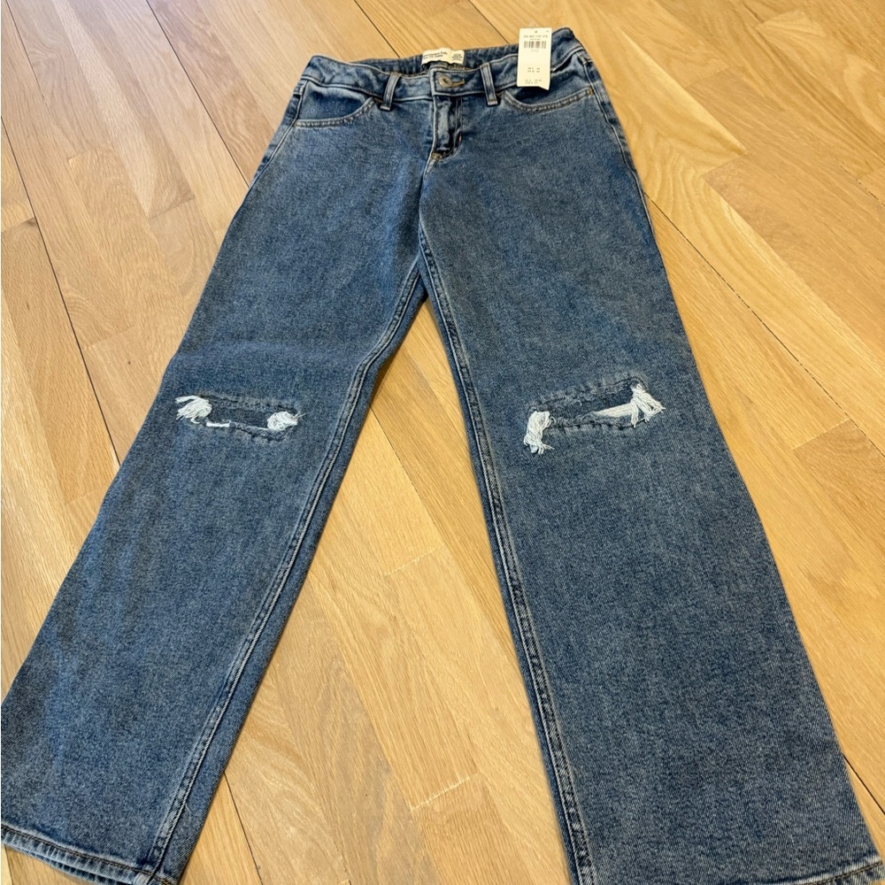 Abercrombie Kids Blue Distressed Jeans